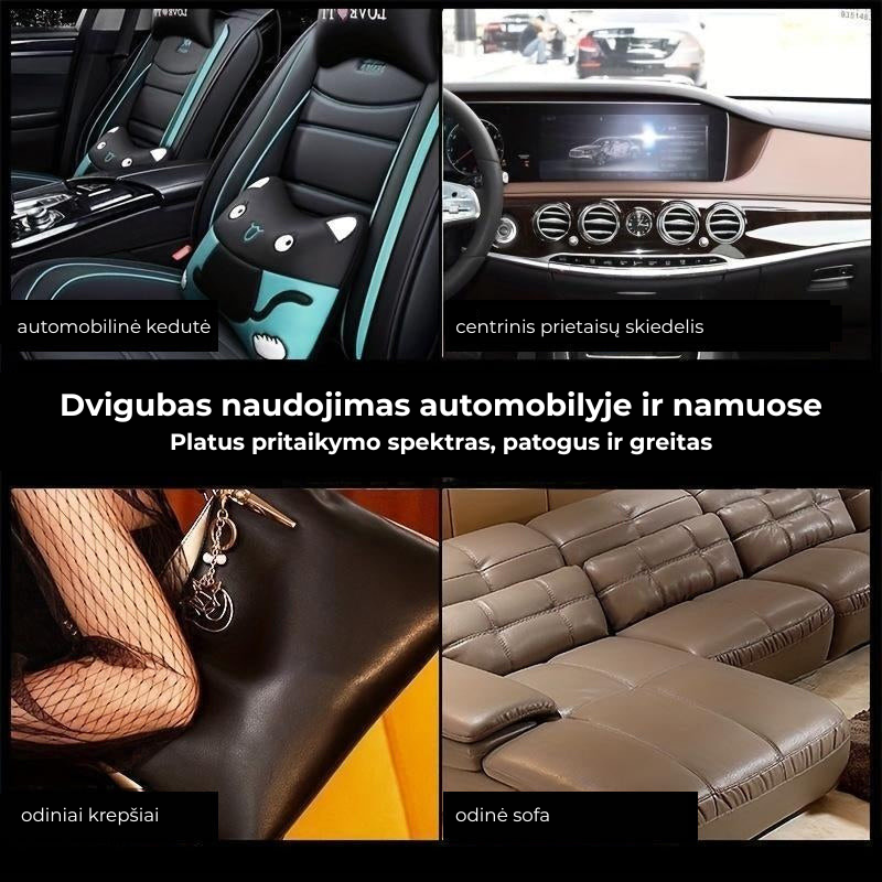 Odinių automobilių sėdynių priežiūros tepalas