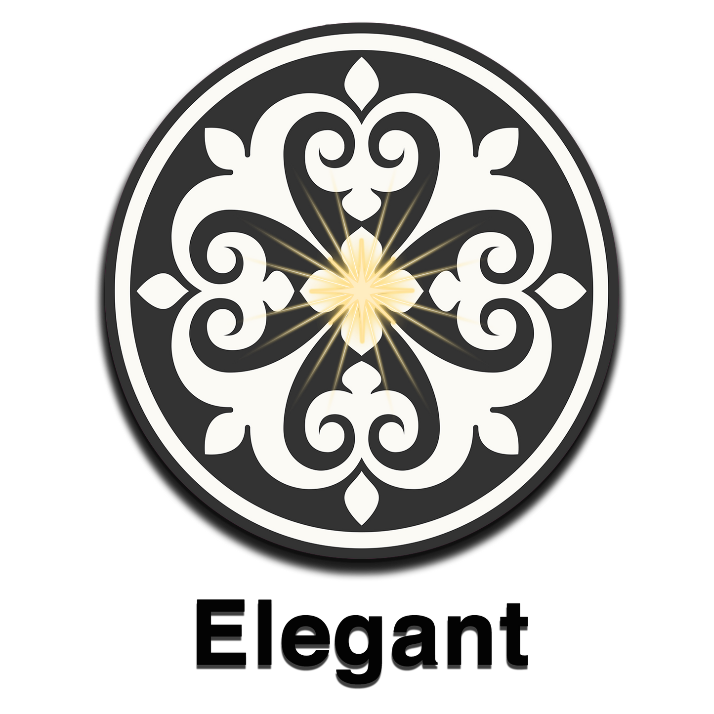 Šviečiantis padėkliukas stiklinei