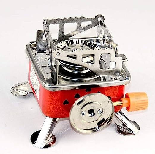 Turistinė viryklė su dujų balionėliu