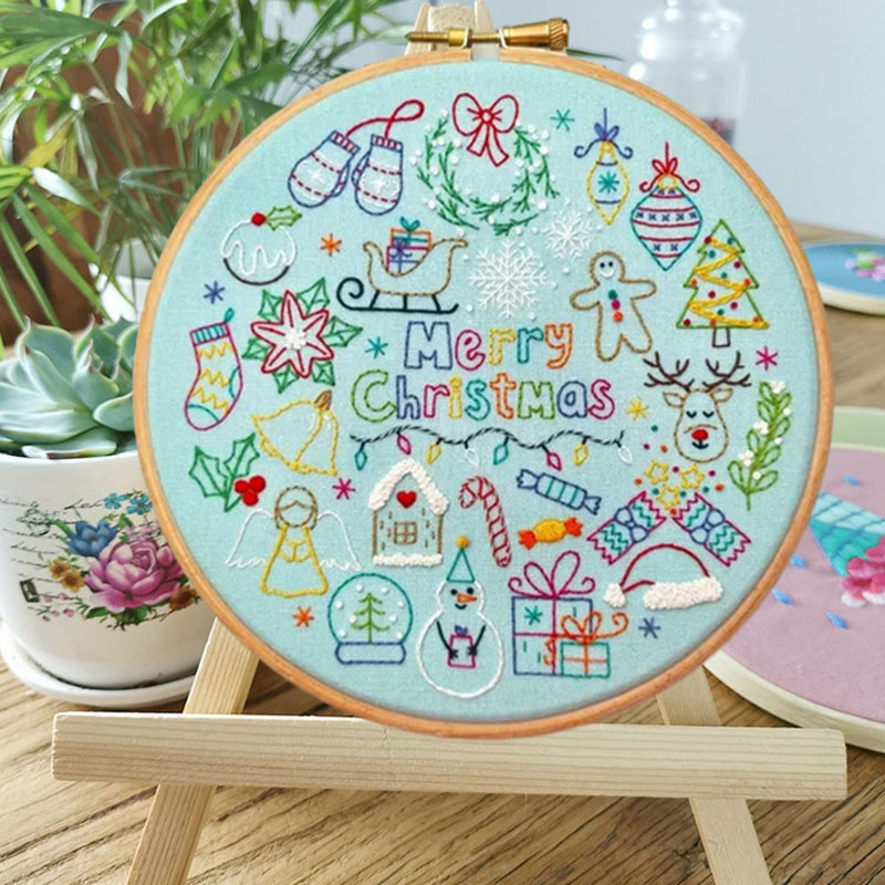 Kalėdinis siuvinėjimo rinkinys