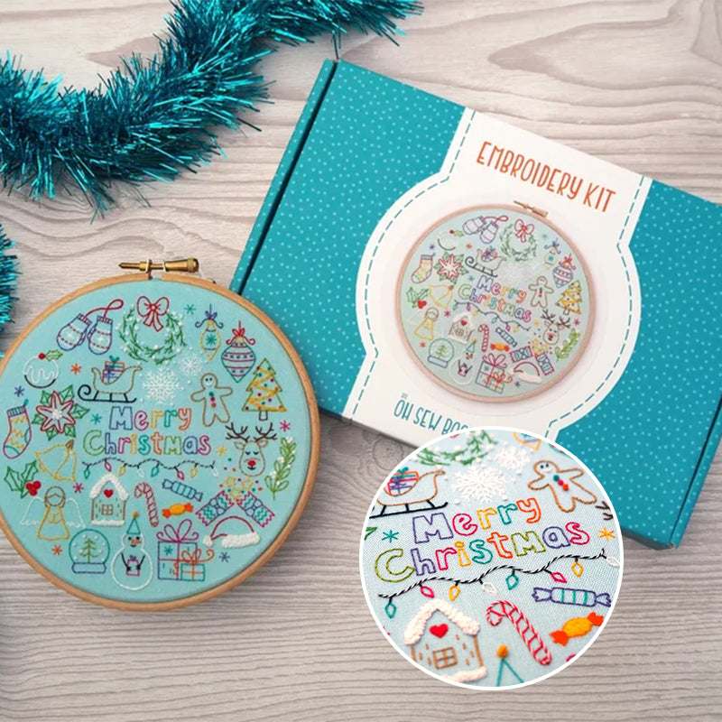 Kalėdinis siuvinėjimo rinkinys