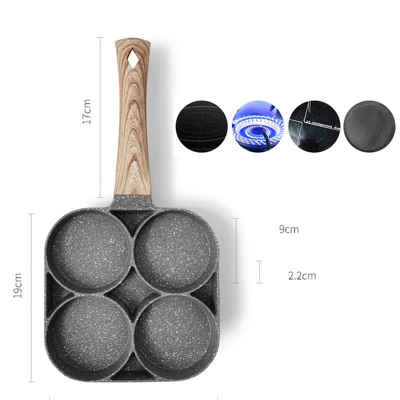 Keptuvė 4 omletams/blynams kepti