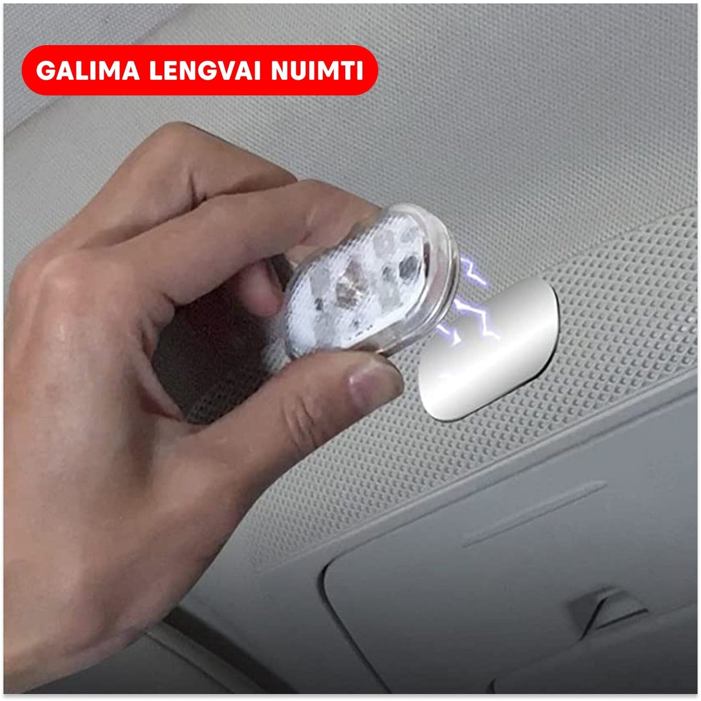 Belaidės LED jutiklinės lemputės - 2vnt.