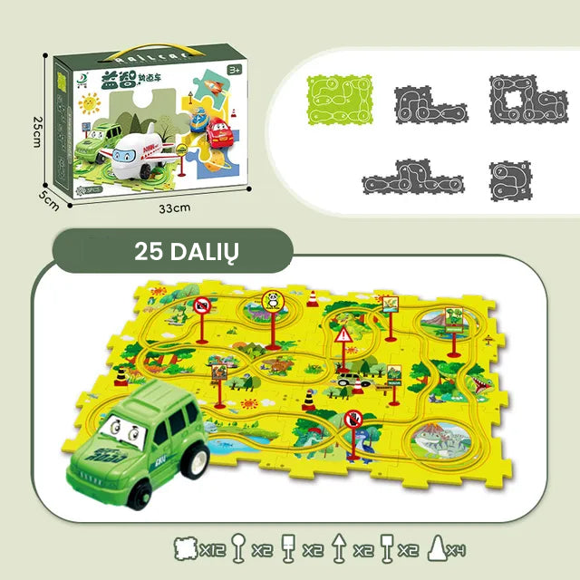 Elektrinė automoblių trasa vaikams