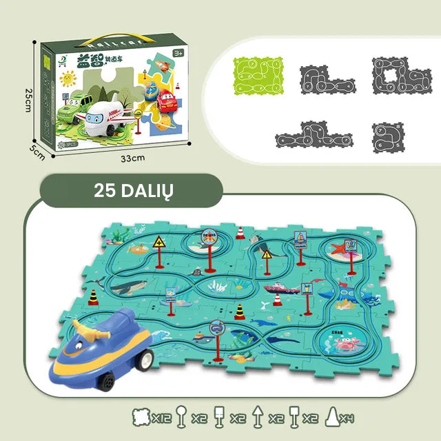Elektrinė automoblių trasa vaikams