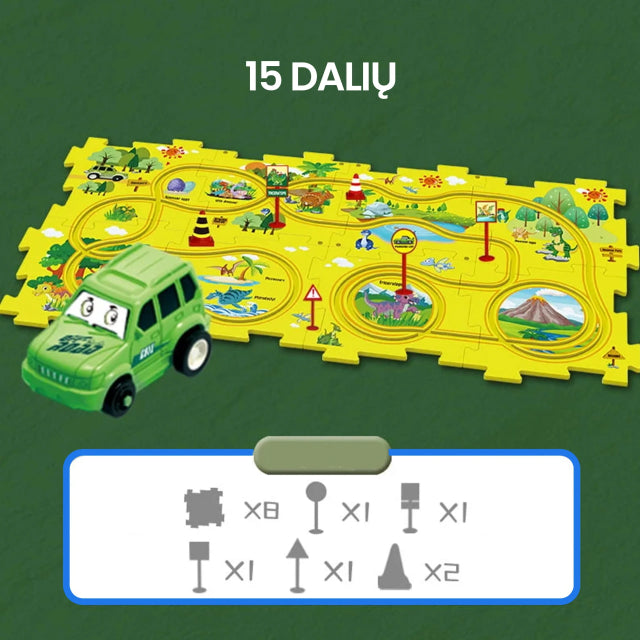 Elektrinė automoblių trasa vaikams