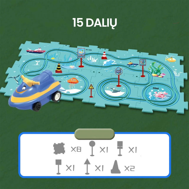 Elektrinė automoblių trasa vaikams