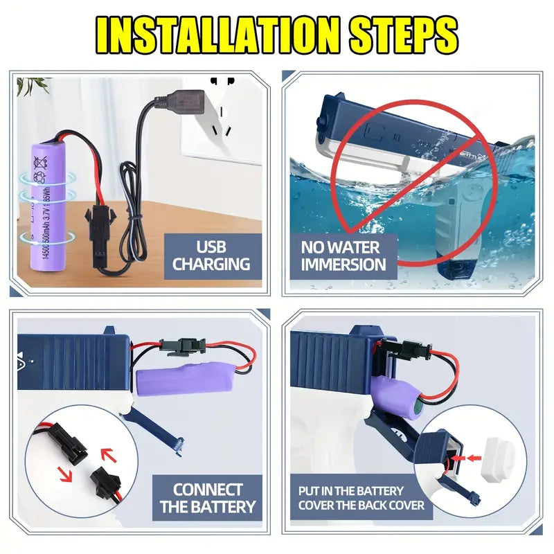 Įkraunamas vandens šautuvas