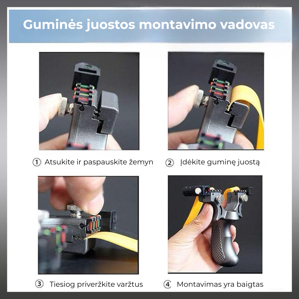 Profesionali dervos lazerinė katapulta