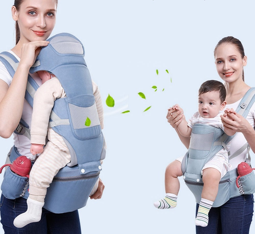Kengūros stiliaus kūdikio nešioklė