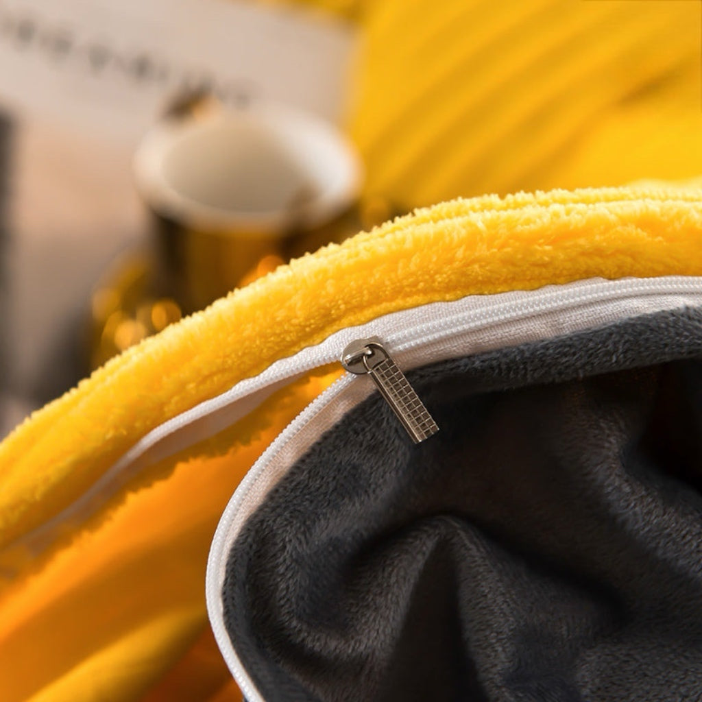 Aksominės vilnos audinio antklodės užvalkalas | Reguliuojamas patogumas kiekvienam metų laikui, stilingas ir minkštas