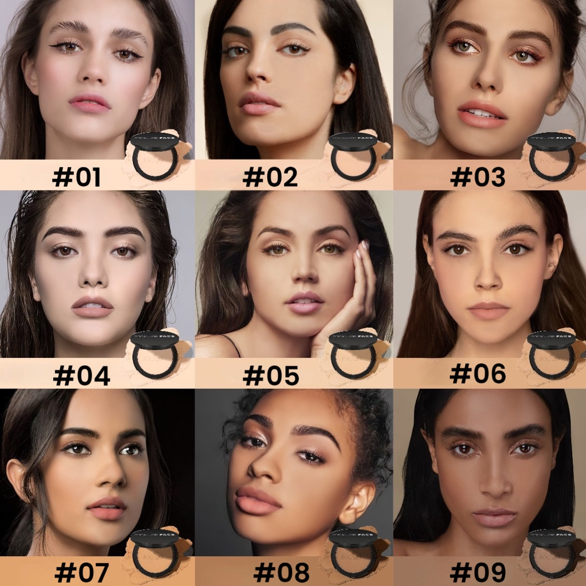 Spalvą koreguojantis pagrindas