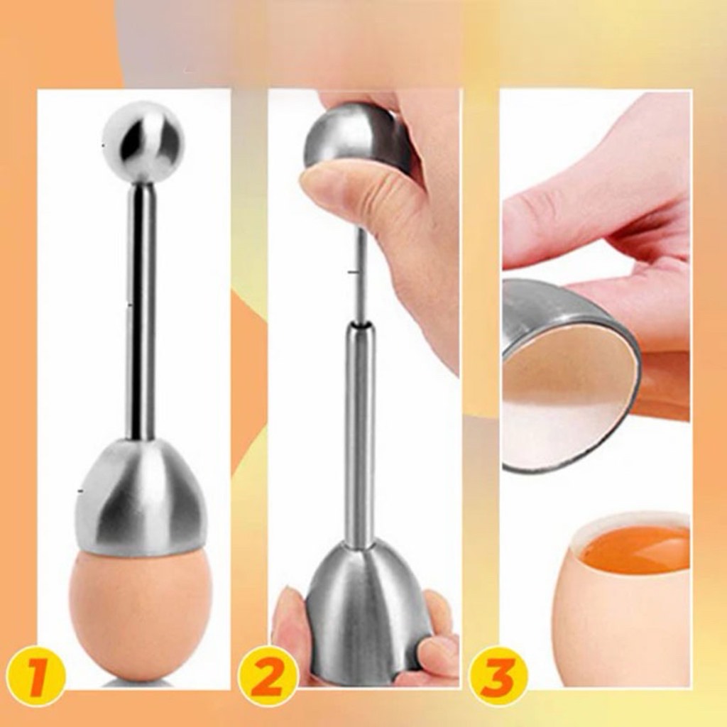 Kiaušinių atidarytuvas iš nerūdijančio plieno