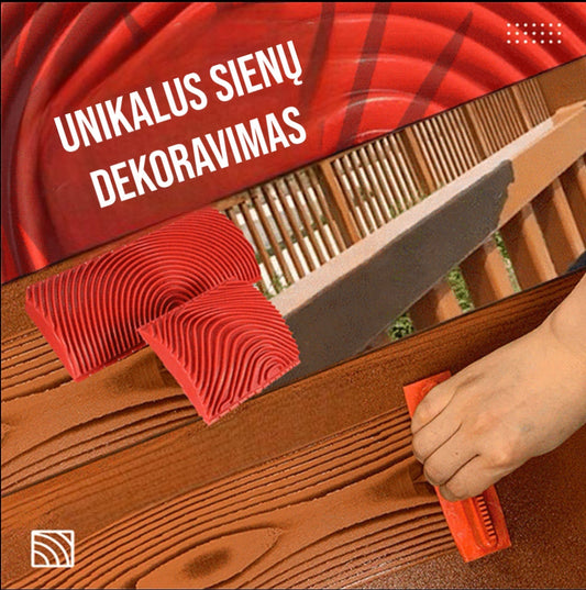 🤎🍂Sienų tapybos dekoravimo įrankiai \pasidaryk pats\""