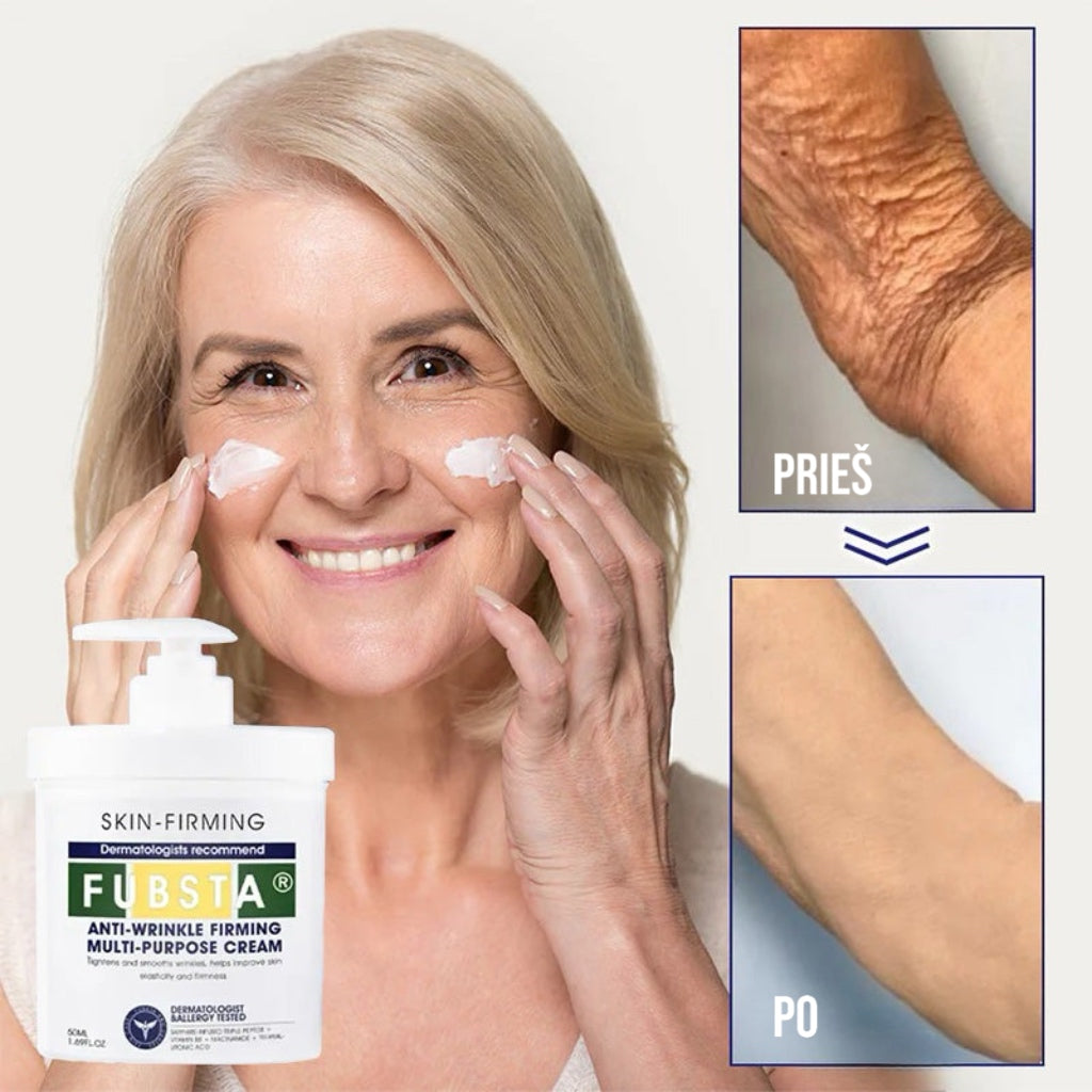 Pažangus Stangrinamasis ir Raukšlių Mažinimo Kremas