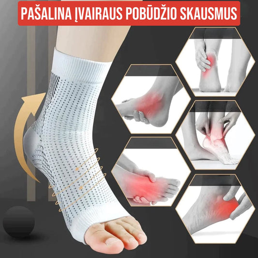 Ortopedinės \Neurosocks\" kojinės - patinimą ir skausmą malšinančios kojinės"