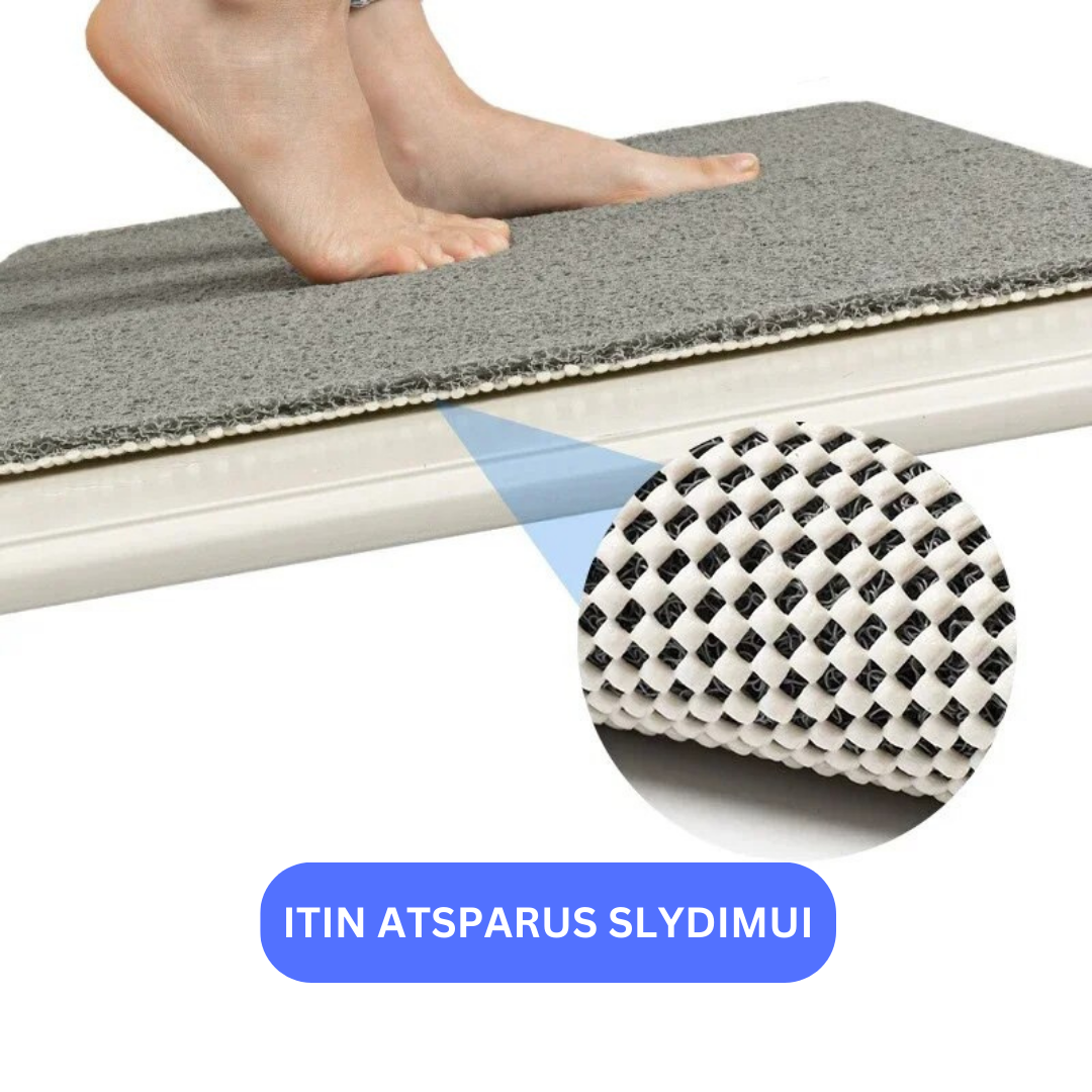 Slydimui atsparus vonios kilimėlis