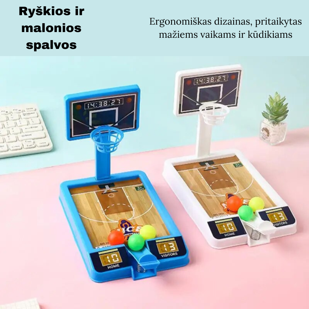 Mini krepšinio stalo žaidimas