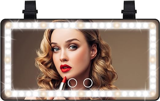 Automobilio veidrodėlis su LED apšvietimu