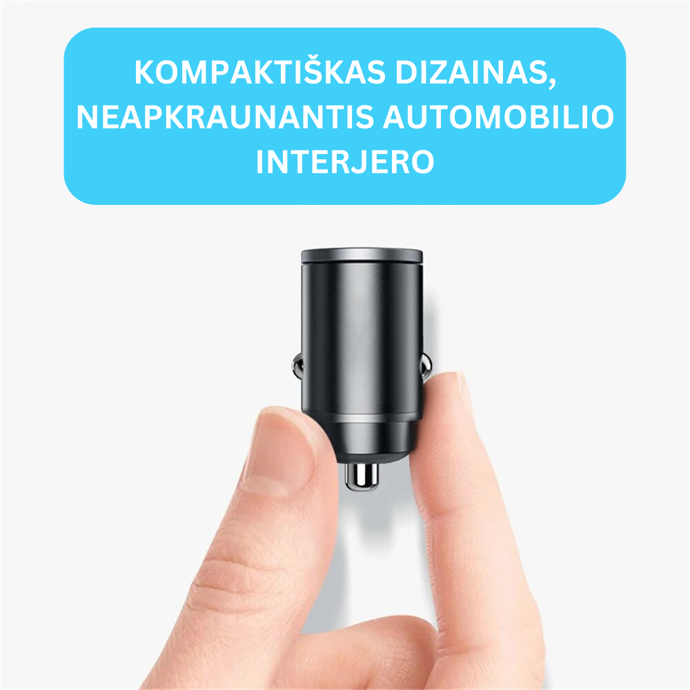 Dvigubas pakrovėjas automobiliui