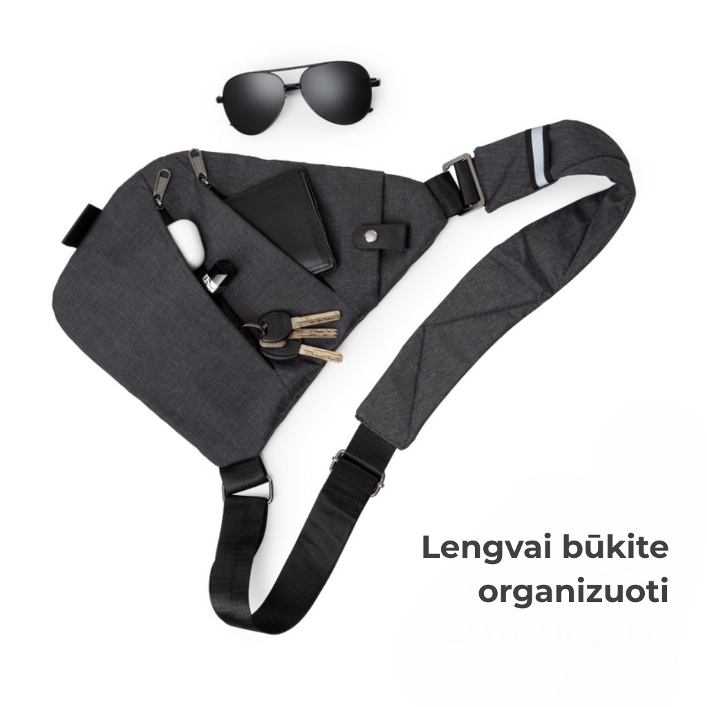 Kelioninis krepšys nuo vagysčių