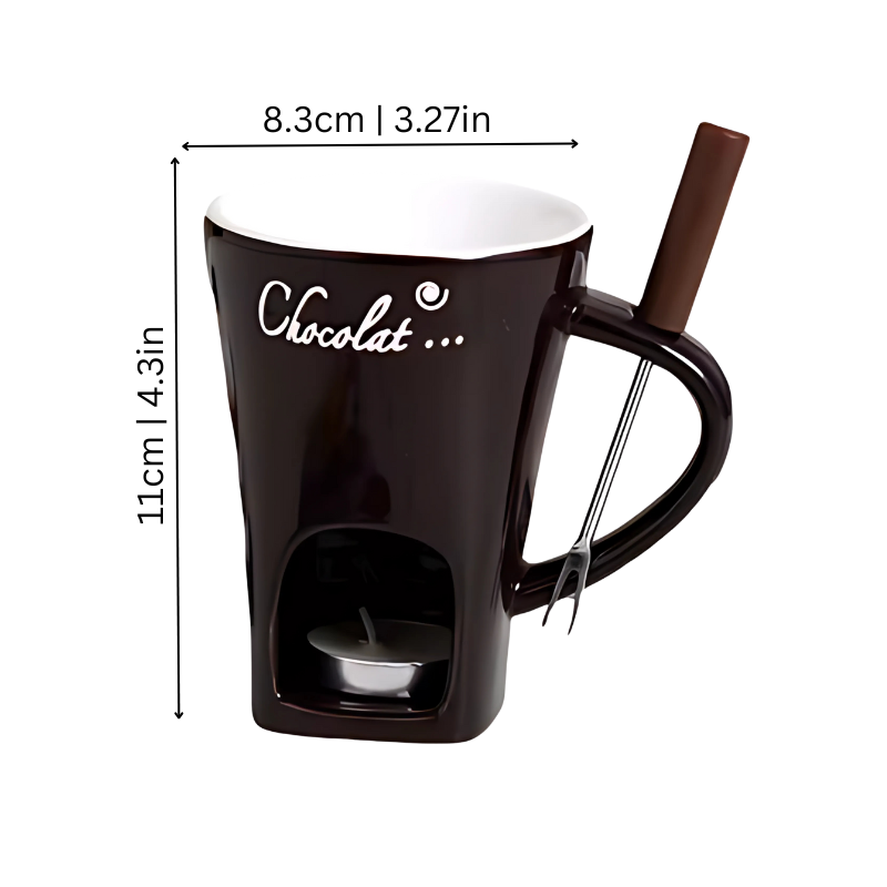 Šokolado fondiu puodelis (2 vnt.)