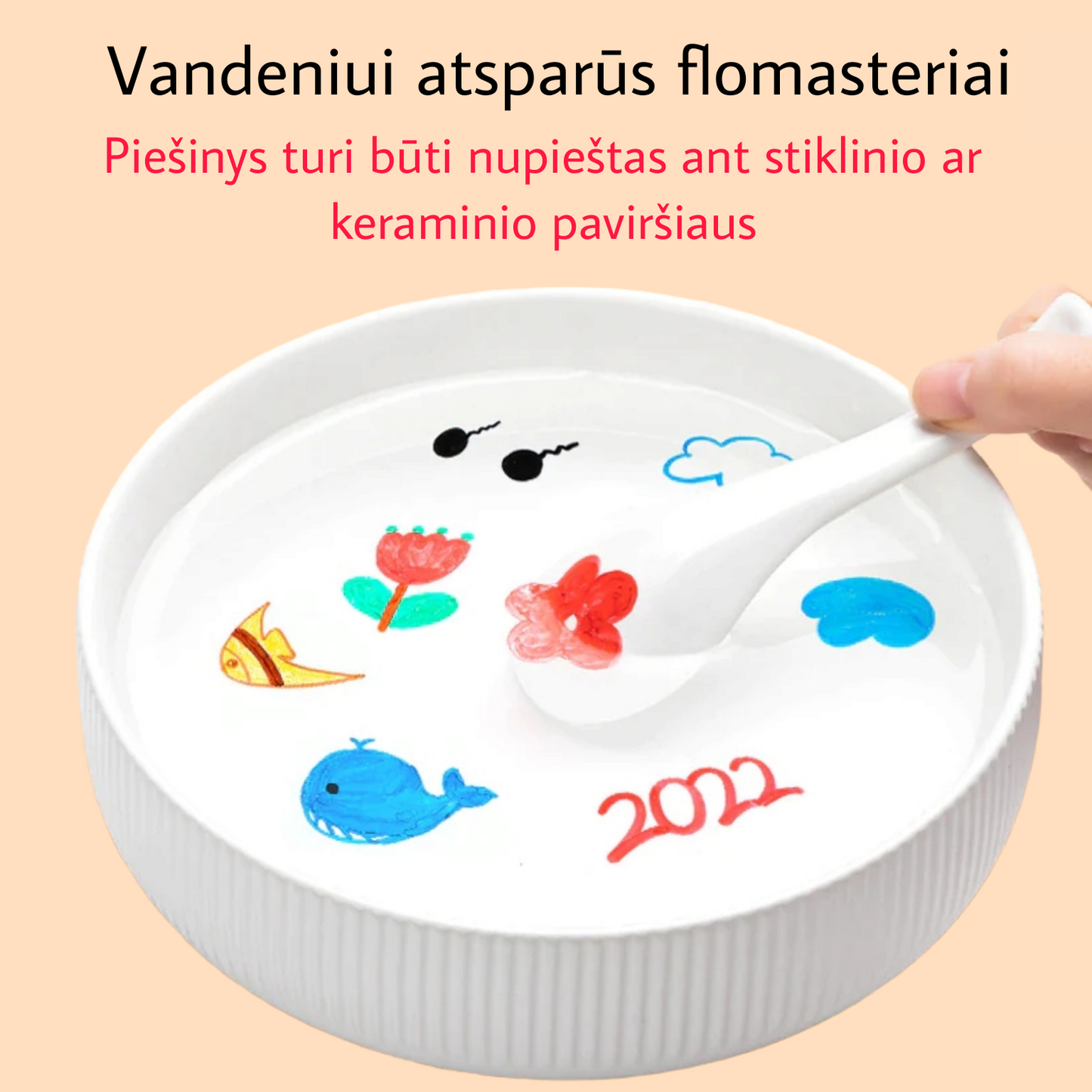 \WaterPens\" flomasteriai (12 vnt.)"