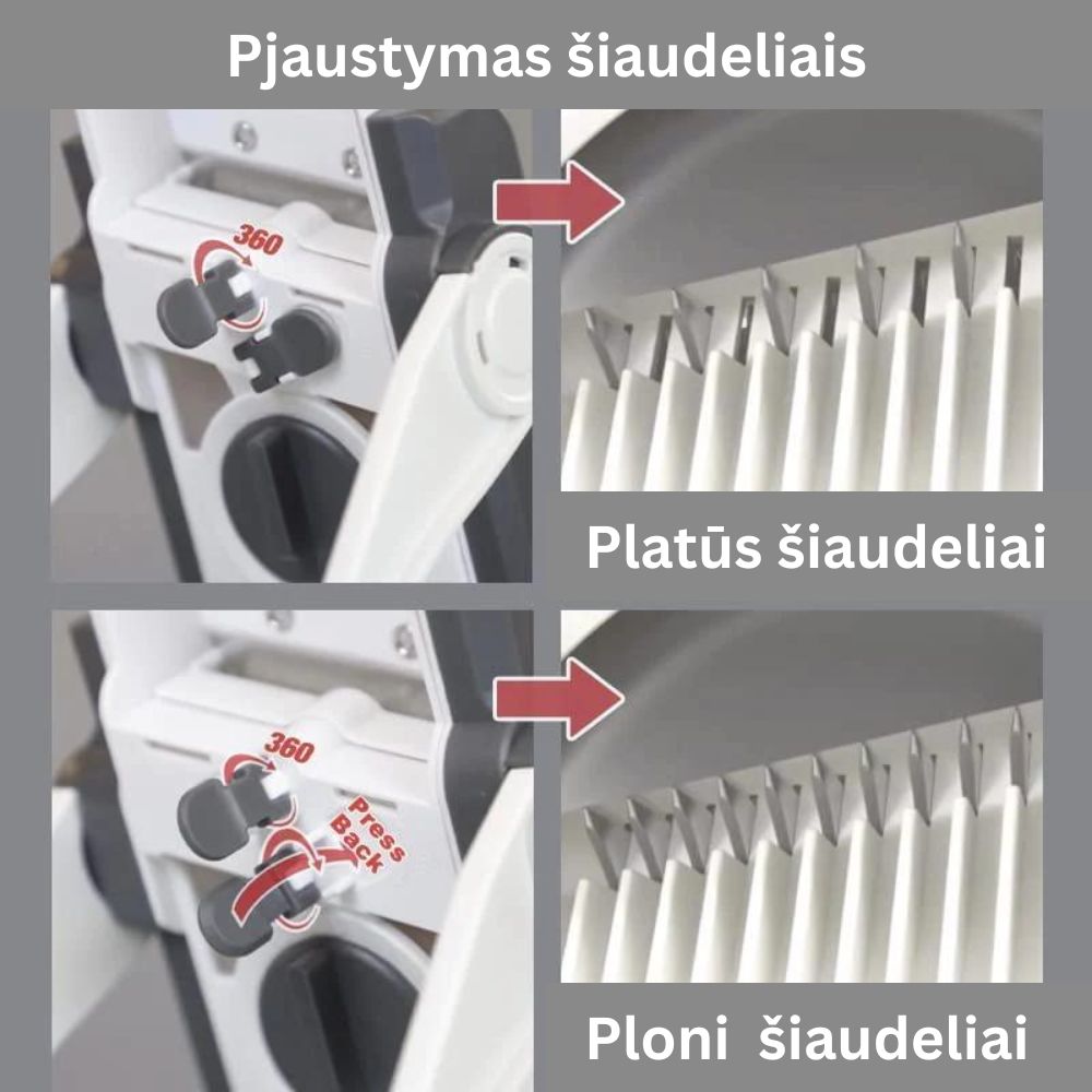Daugiafunkcinis daržovių smulkintuvas