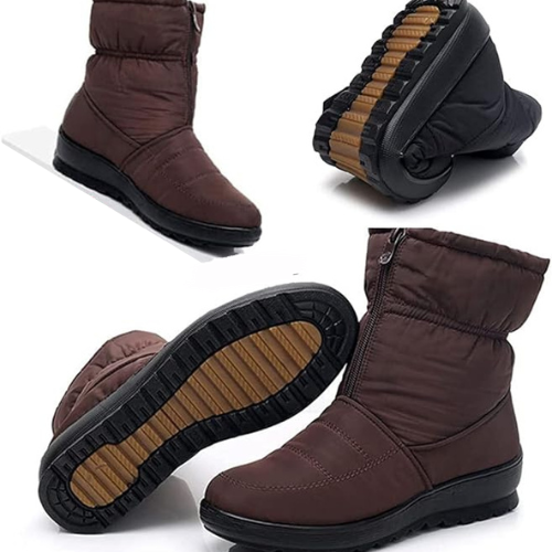 Moteriški vandeniui atsparūs batai su užtrauktuku