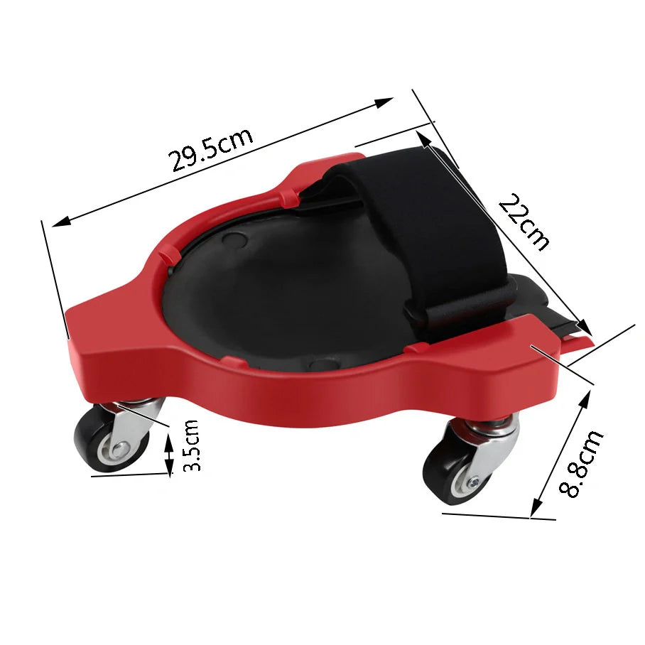 Kojų kelių atrama su ratukais