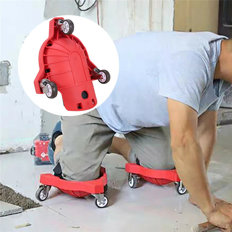 Kojų kelių atrama su ratukais