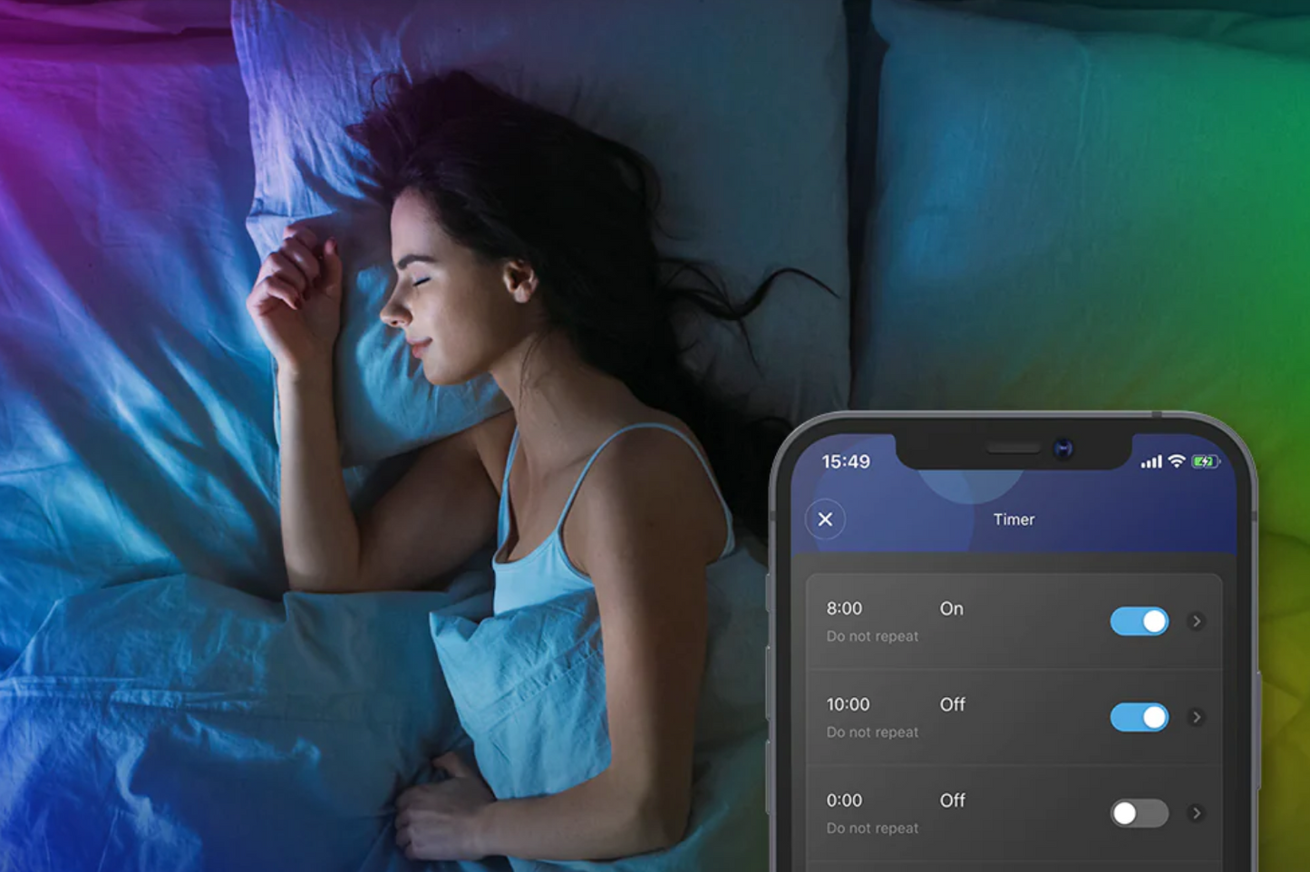 LED RGB juostelė su nuotoliniu valdymu