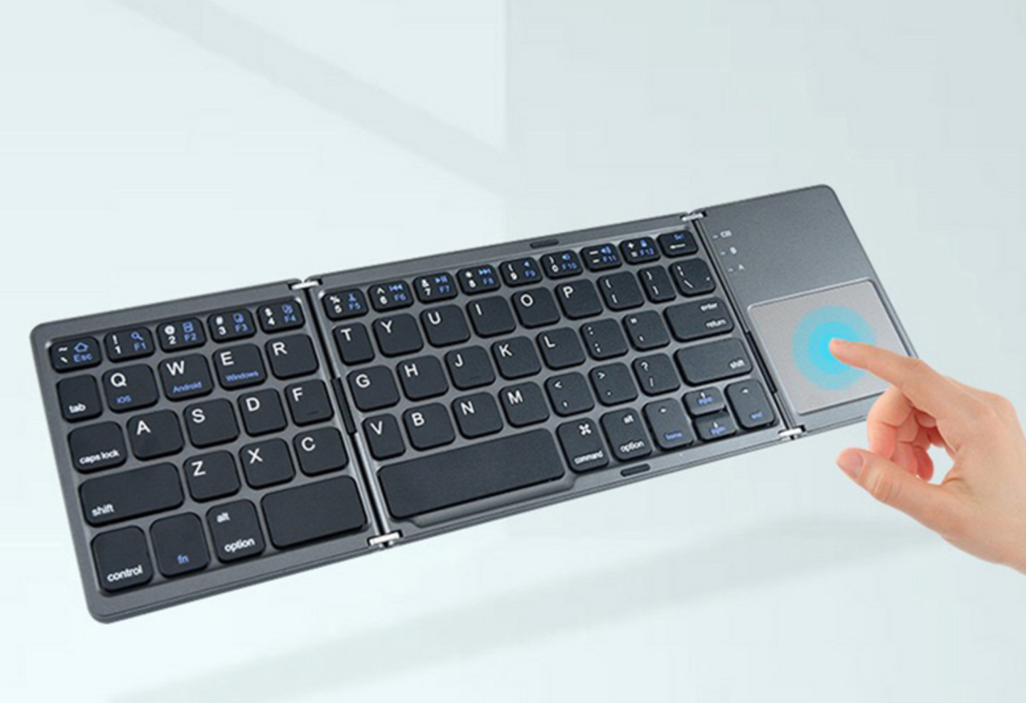 Sulankstoma belaidė klaviatūra