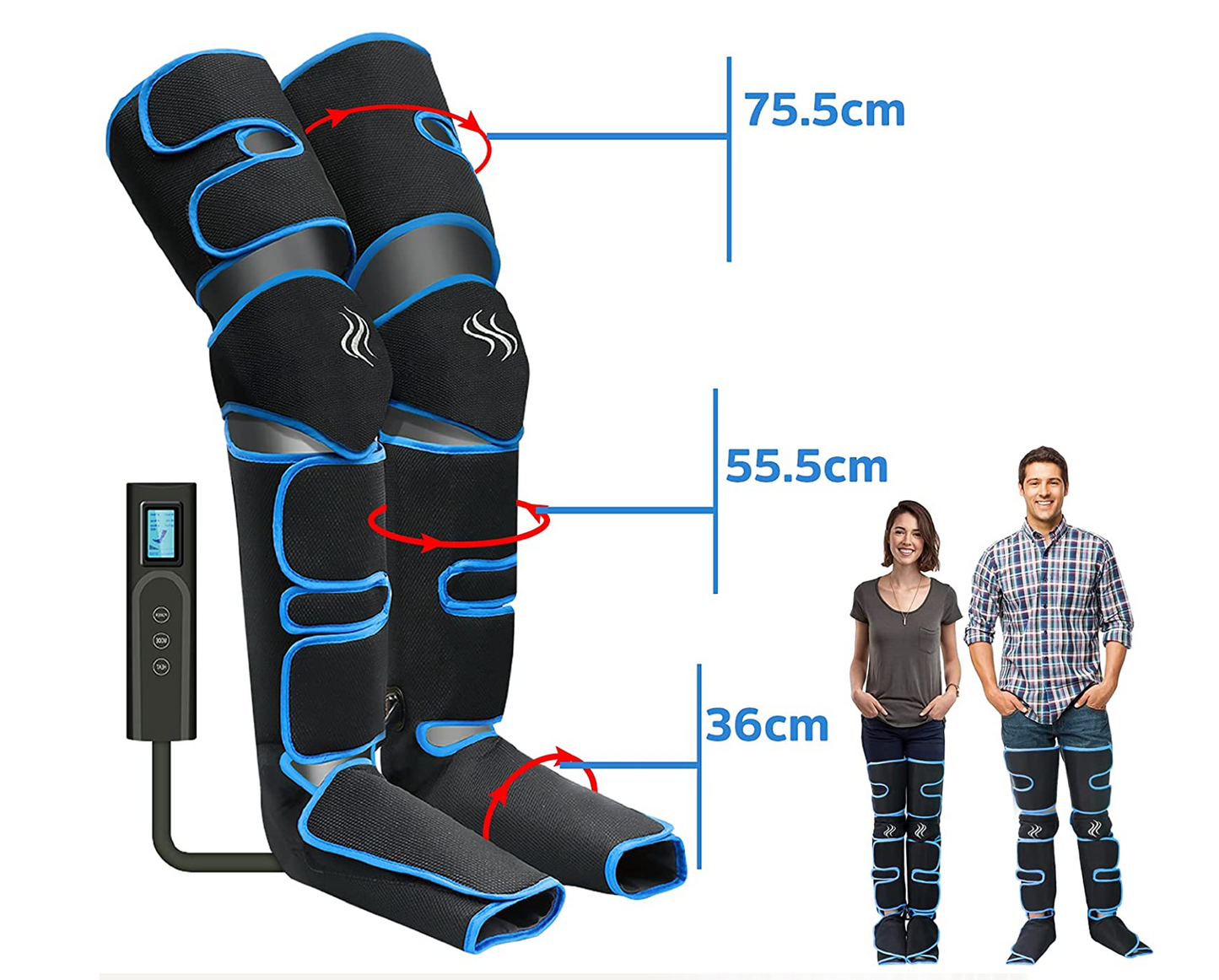 Šildantis kojų masažuoklis