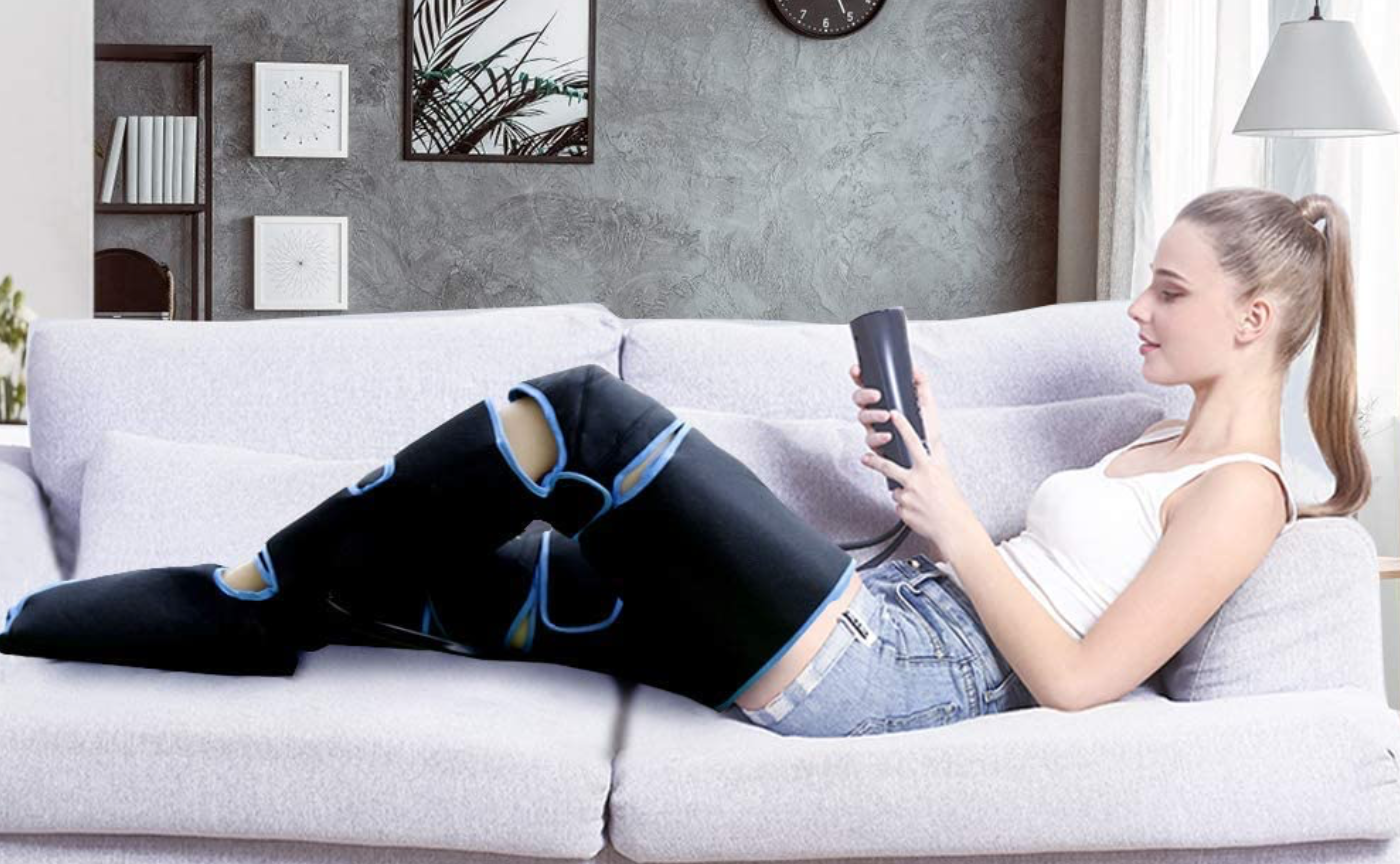 Šildantis kojų masažuoklis