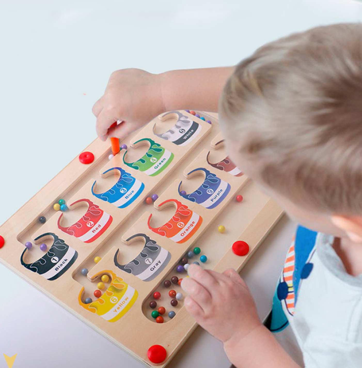 Magnetinis spalvų rūšiavimo žaidimas