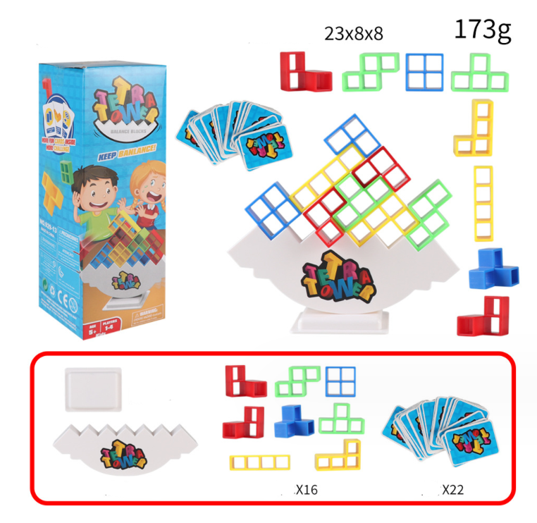 Tetris griūnantis bokštas: smagus žaidimas visai šeimai!