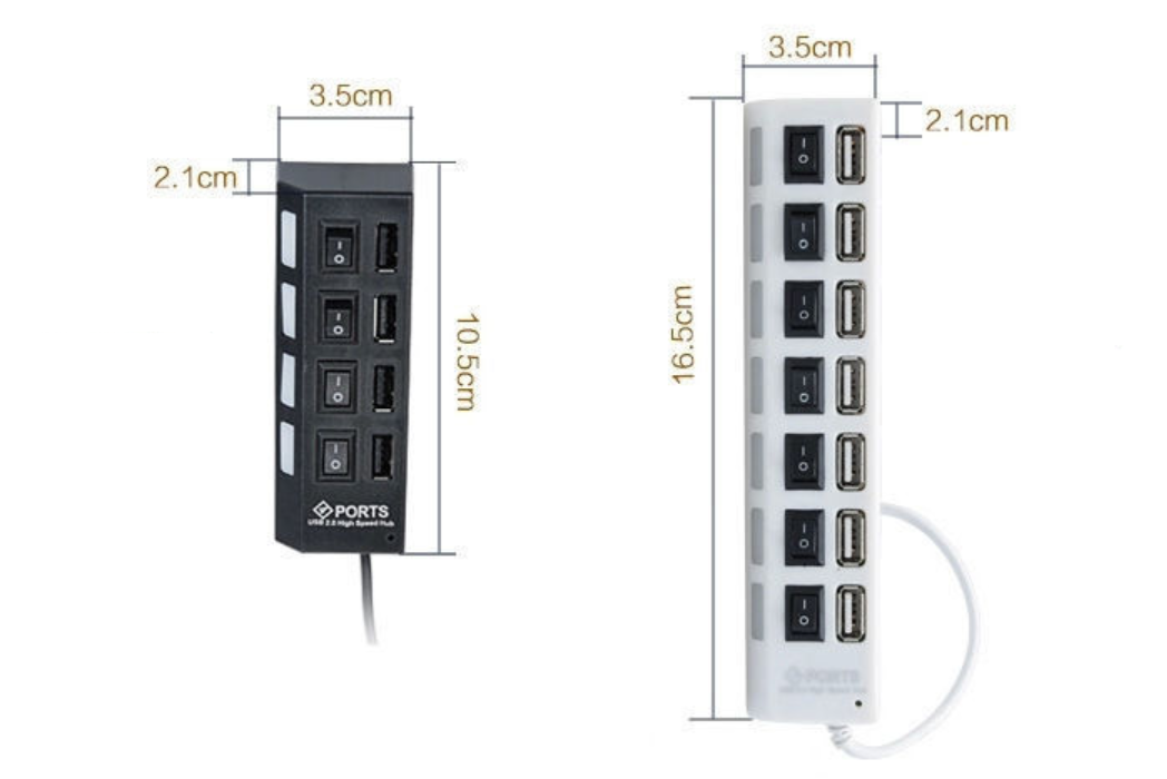 USB šakotuvas