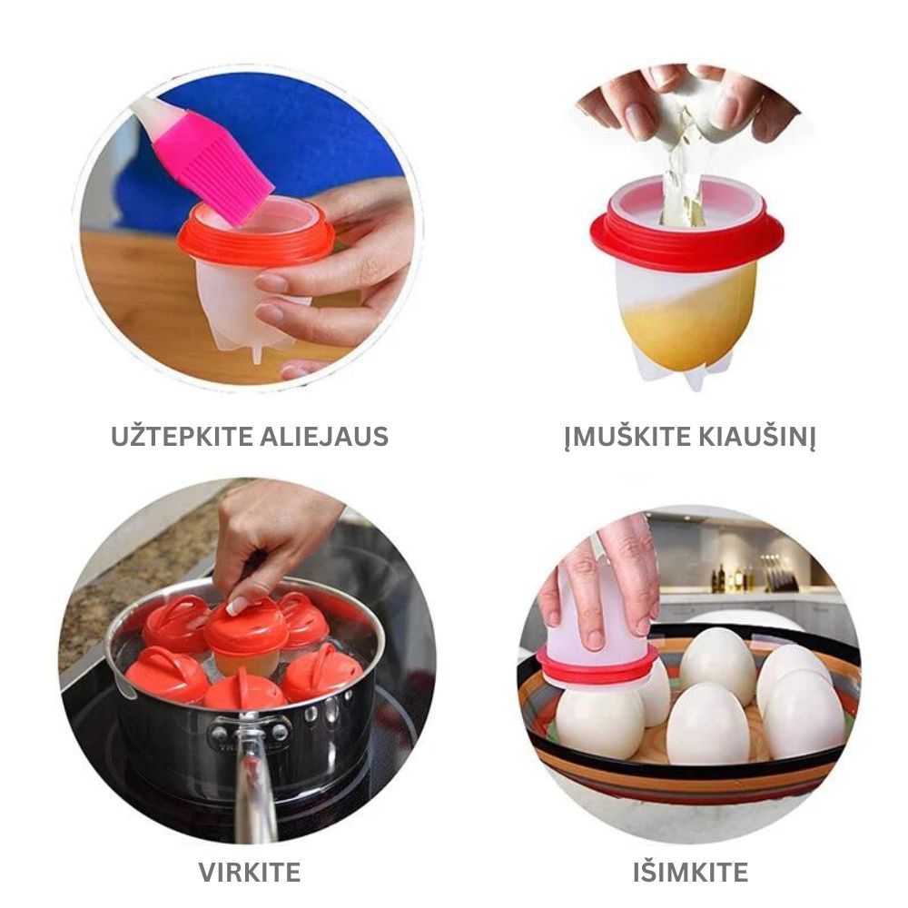 Indeliai kiaušinių virimui