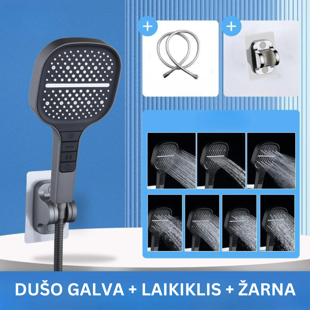 Didelio slėgio dušo galva