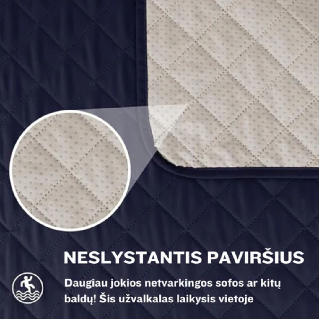 Itin minkštas sofos ir pagalvių užvalkalas