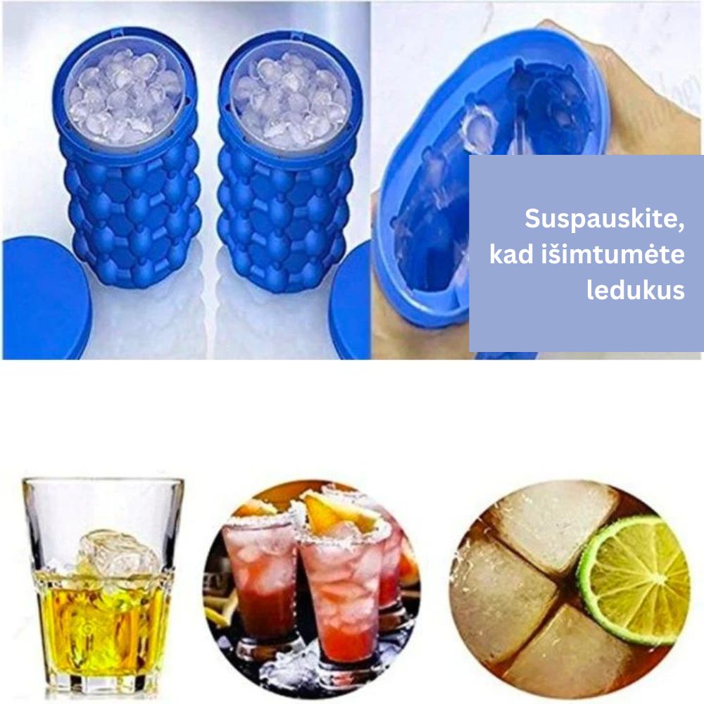 Silikoninė formelė ledo kamuoliukams