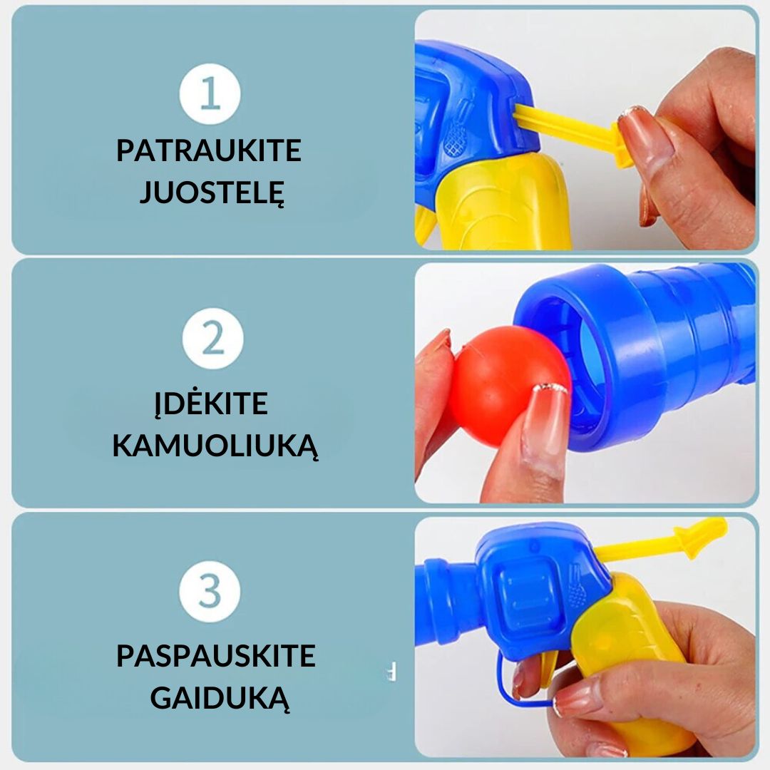 Pliušinių kamuoliukų žaislas katėms