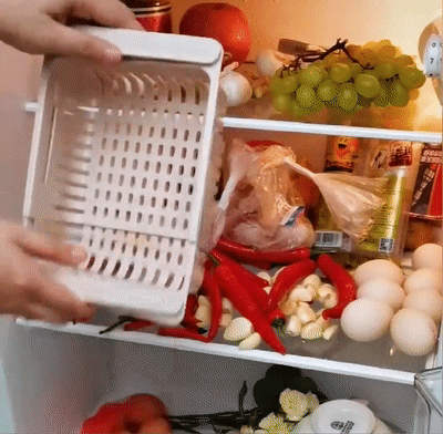 Dėžutės šaldytuvui organizuoti (3 vnt.)