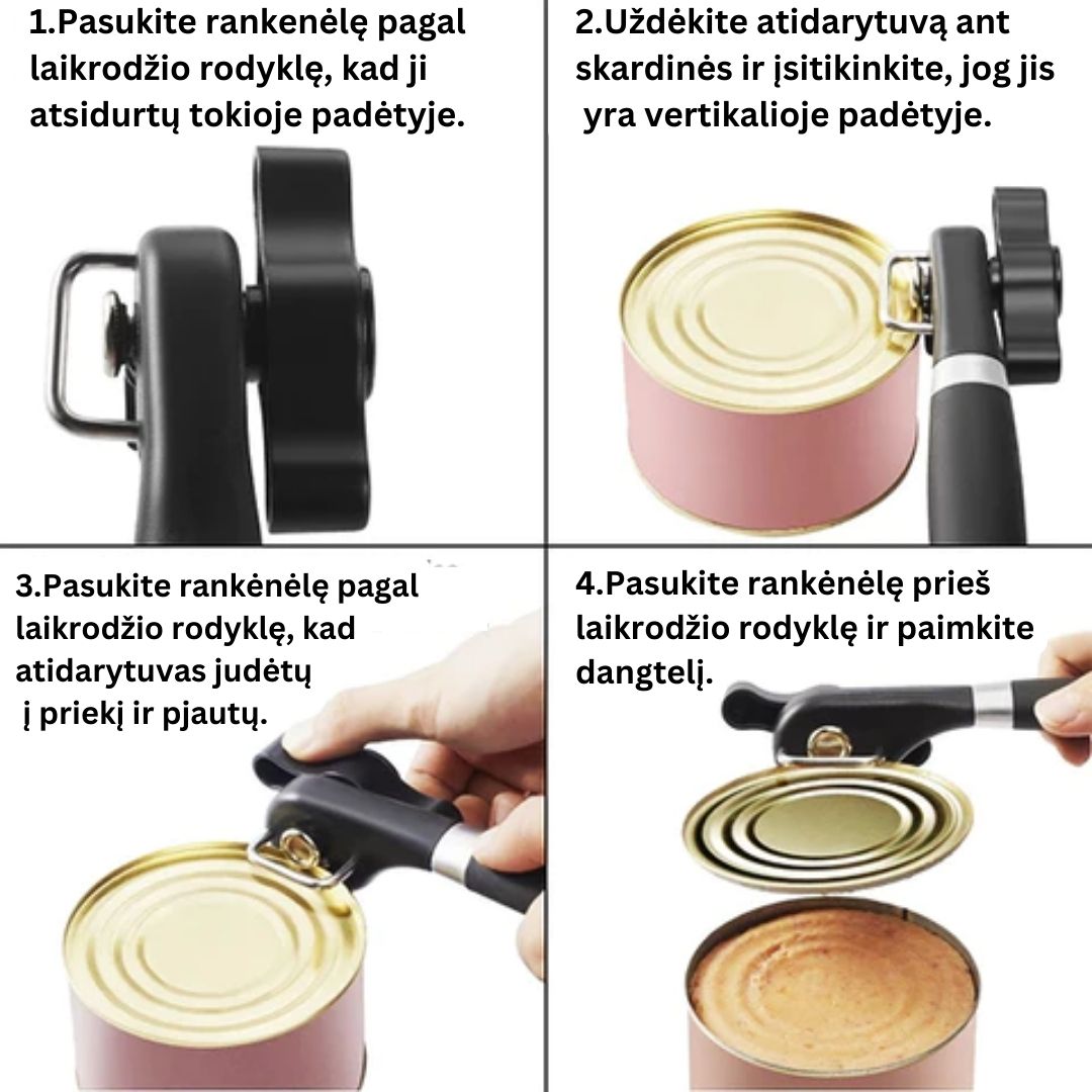 Skardinių atidarytuvas