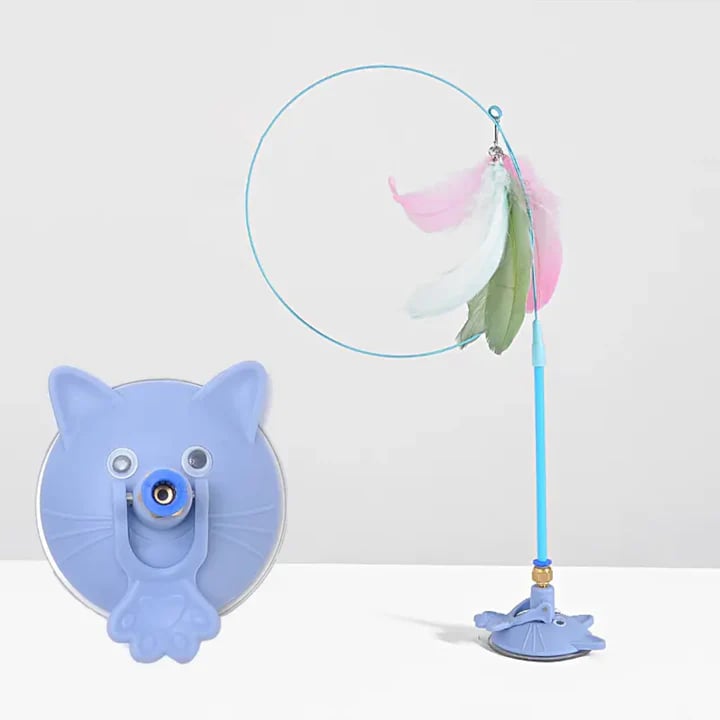 Kačių žaislas su plunksna