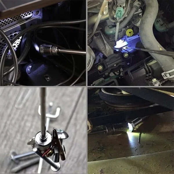 Teleskopinis magnetas su LED lempute