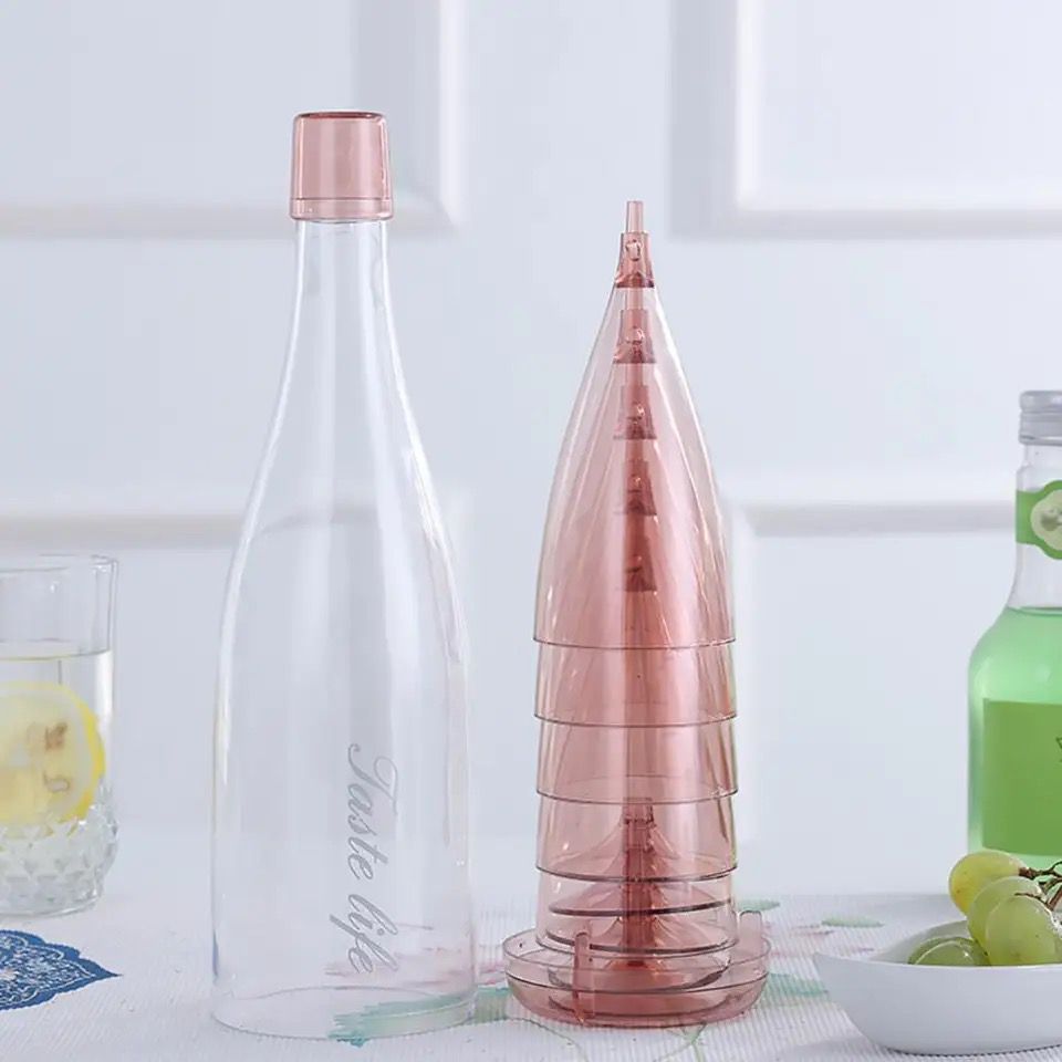 Plastikinių taurių rinkinys (5 vnt.)