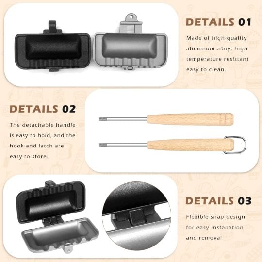 Belaidė sumuštinių keptuvė