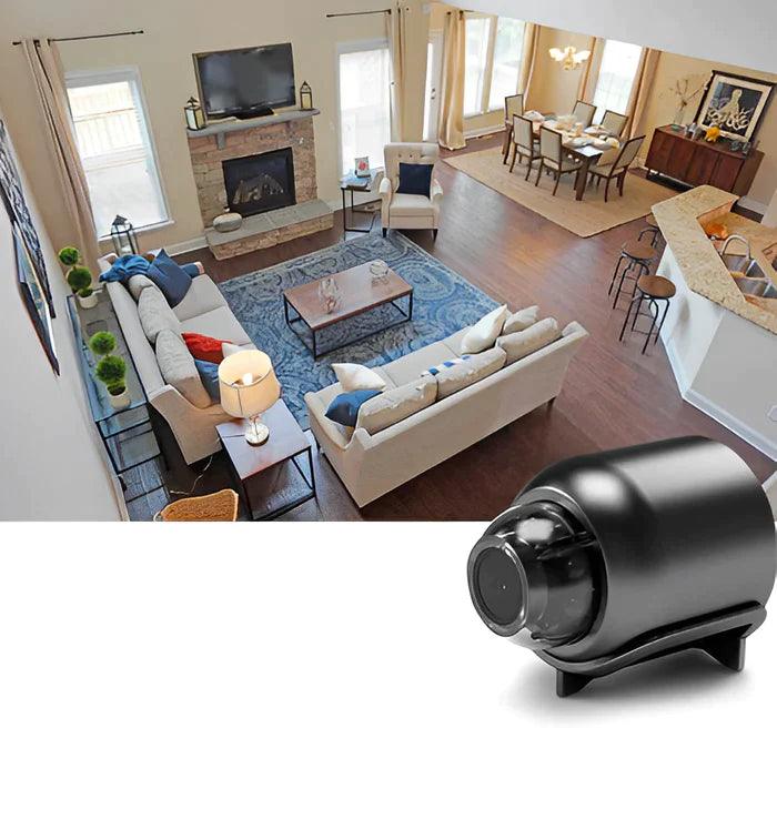 Mini \WiFi\" kamera 1080P HD su naktiniu matymu"